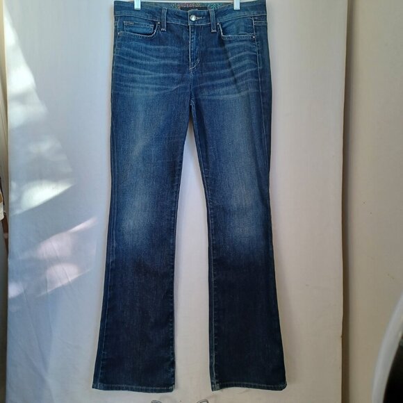 Joes Jeans Muse Style Boot Leg Halle Wash Distressed Blue Womens W 30 - Picture 6 of 14